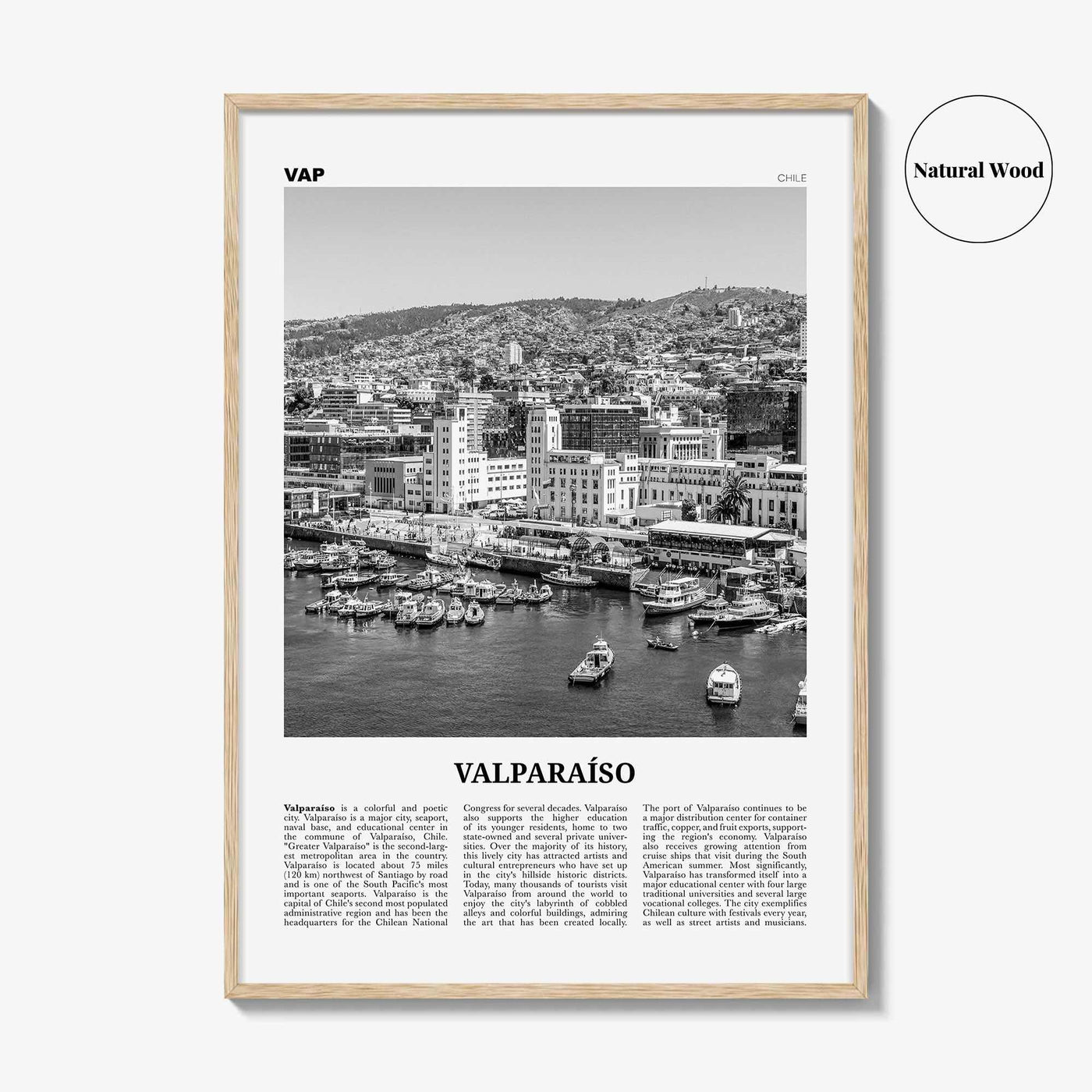 Valparaiso Print Black and White, Valparaíso Wall Art, Valparaíso Poster, Valparaíso Photo, Chile, Valparaíso, South America