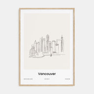 Vancouver, Canada Drawn Poster
