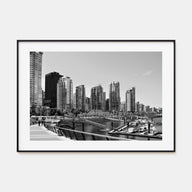 Vancouver, Canada Landscape B&W Poster