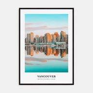 Vancouver, Canada Portrait Color No 1 Poster