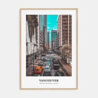 Vancouver, Canada Portrait Color No 2 Poster