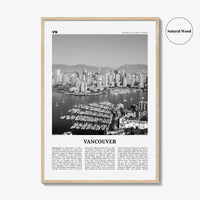 Vancouver Print Black and White Canada No 1, Vancouver Wall Art, Vancouver Poster, Vancouver Photo, British Columbia, North America