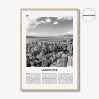 Vancouver Print Black and White Canada No 2, Vancouver Wall Art, Vancouver Poster, Vancouver Photo, British Columbia, North America