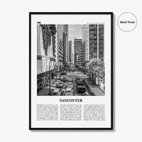 Vancouver Print Black and White Canada No 3, Vancouver Wall Art, Vancouver Poster, Vancouver Photo, British Columbia, North America