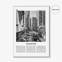 Vancouver Print Black and White Canada No 3, Vancouver Wall Art, Vancouver Poster, Vancouver Photo, British Columbia, North America