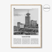 Vancouver Print Black and White Canada No 4, Vancouver Wall Art, Vancouver Poster, Vancouver Photo, British Columbia, North America