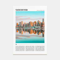 Vancouver, Canada Travel Color No 1 Poster
