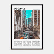 Vancouver, Canada Travel Color No 2 Poster