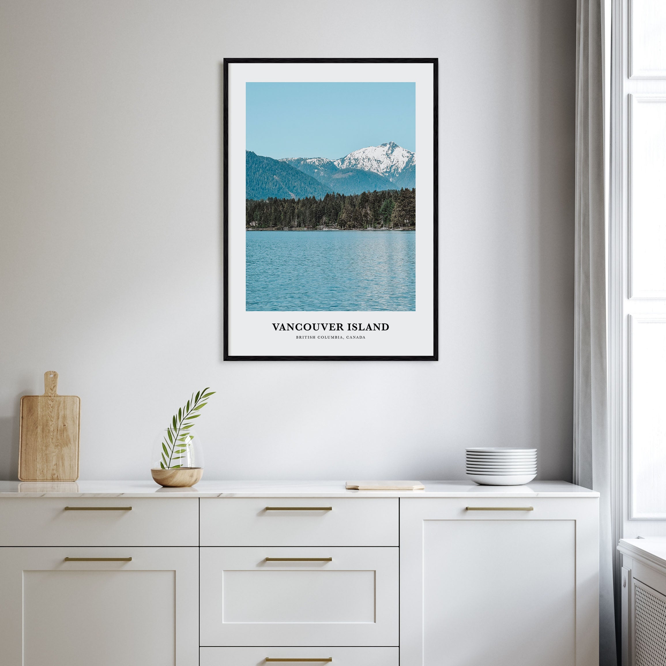 Vancouver Island Portrait Color Poster