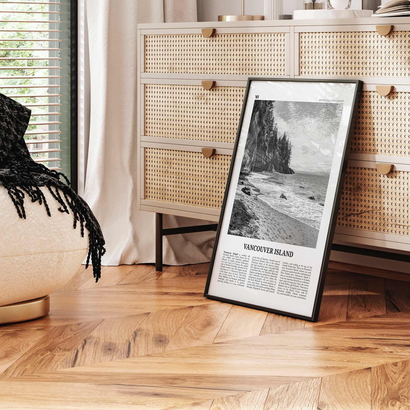 Vancouver Island Print Black and White, Vancouver Island Wall Art, Vancouver Island Poster, Vancouver Island Photo, British Columbia Canada