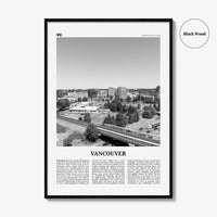 Vancouver Print Black and White Washington, Vancouver Wall Art, Vancouver Poster, Vancouver Photo, Vancouver Wall Décor, Vancouver Map, USA