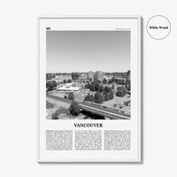 Vancouver Print Black and White Washington, Vancouver Wall Art, Vancouver Poster, Vancouver Photo, Vancouver Wall Décor, Vancouver Map, USA