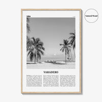 Varadero Print Black and White, Varadero Wall Art, Varadero Poster, Varadero Photo, Varadero Wall Decor, Playa Azul, Cuba, Cuban, Caribbean