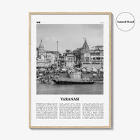 Varanasi Print Black and White, Varanasi Wall Art, Varanasi Poster, Varanasi Photo, Varanasi Wall Décor, Varanasi Map, India