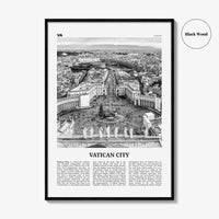 Vatican City Print Black and White, Vatican City Wall Art, Vatican City Poster, Vatican Photo, Italy, Italia, Vaticano, Vaticanae, Europe