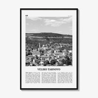 Veliko Tarnovo Print Black and White, Veliko Tarnovo Wall Art, Veliko Tarnovo Poster, Veliko Tarnovo Photo, Veliko Tarnovo Décor, Bulgaria