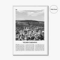 Veliko Tarnovo Print Black and White, Veliko Tarnovo Wall Art, Veliko Tarnovo Poster, Veliko Tarnovo Photo, Veliko Tarnovo Décor, Bulgaria