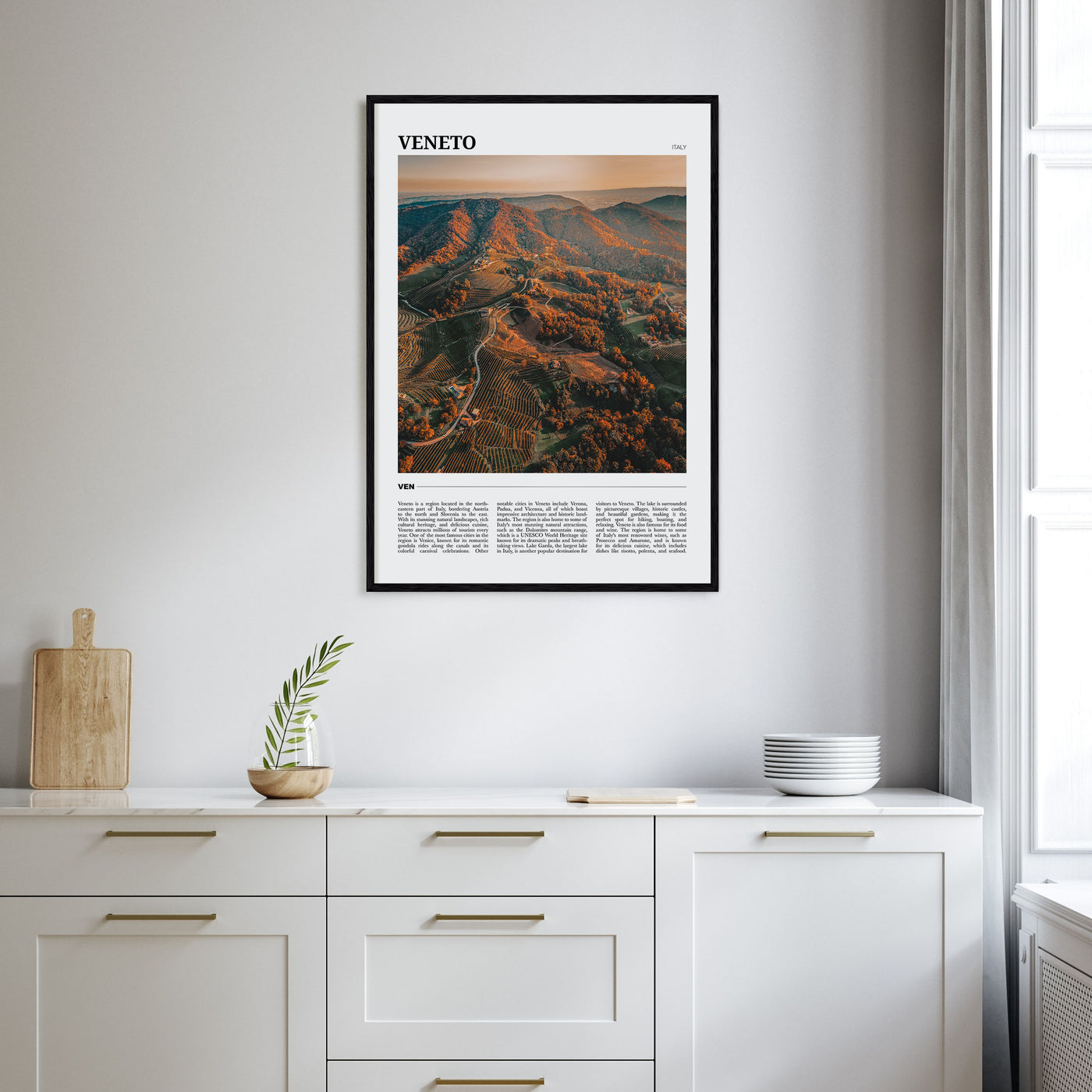 Veneto Travel Color Poster