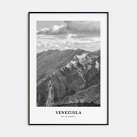 Venezuela Portrait B&W Poster