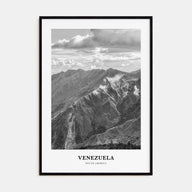 Venezuela Portrait B&W Poster