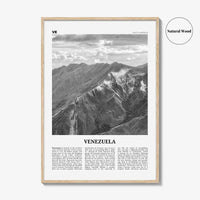 Venezuela Print Black and White, Venezuela Wall Art, Venezuela Poster, Venezuela Photo, Venezuela Wall Decor, Caracas, South America