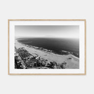 Venice Beach Landscape B&W Poster