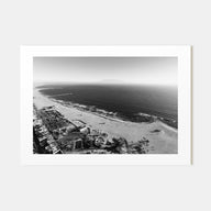 Venice Beach Landscape B&W Poster