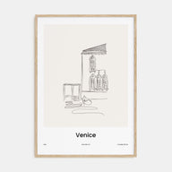 Venice Drawn No 1 Poster