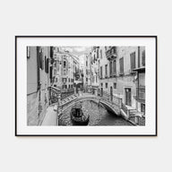 Venice Landscape B&W Poster
