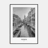 Venice Portrait B&W No 1 Poster