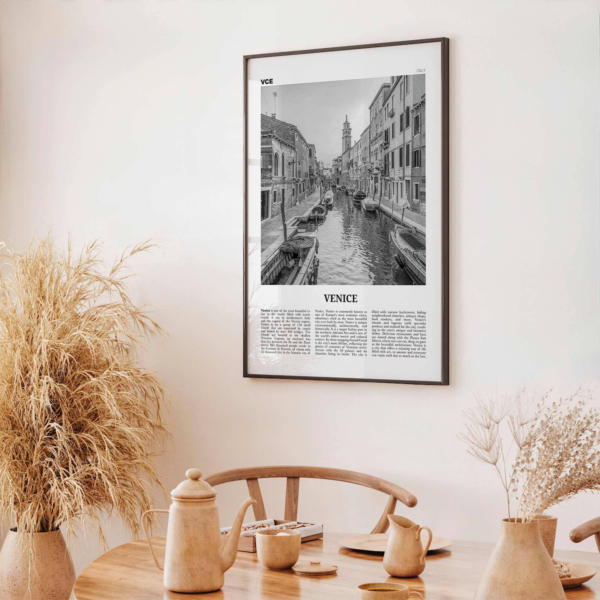 Venice Print Black and White No 1, Venice Wall Art, Venice Poster, Venice Photo, Venice Wall Decor, Italy, Venezia, Italia, Venetian