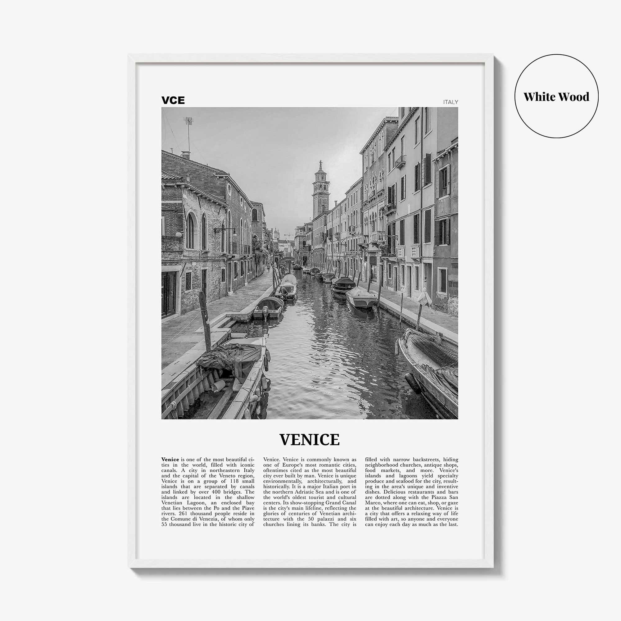 Venice Print Black and White No 1, Venice Wall Art, Venice Poster, Venice Photo, Venice Wall Decor, Italy, Venezia, Italia, Venetian