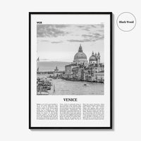 Venice Print Black and White No 2, Venice Wall Art, Venice Poster, Venice Photo, Venice Wall Decor, Italy, Venezia, Italia, Venetian, Europe
