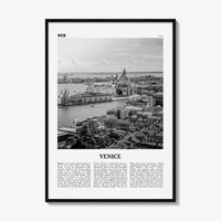 Venice Print Black and White No 3, Venice Wall Art, Venice Poster, Venice Photo, Venice Wall Decor, Italy, Venezia, Italia, Venetian