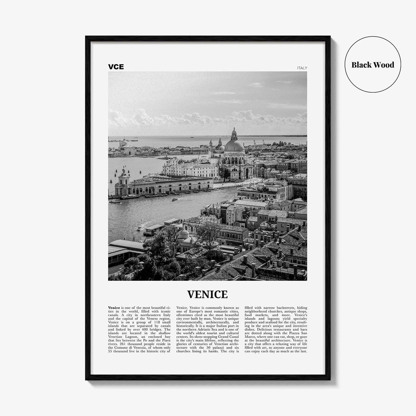 Venice Print Black and White No 3, Venice Wall Art, Venice Poster, Venice Photo, Venice Wall Decor, Italy, Venezia, Italia, Venetian