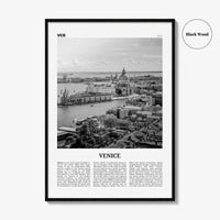 Venice Print Black and White No 3, Venice Wall Art, Venice Poster, Venice Photo, Venice Wall Decor, Italy, Venezia, Italia, Venetian