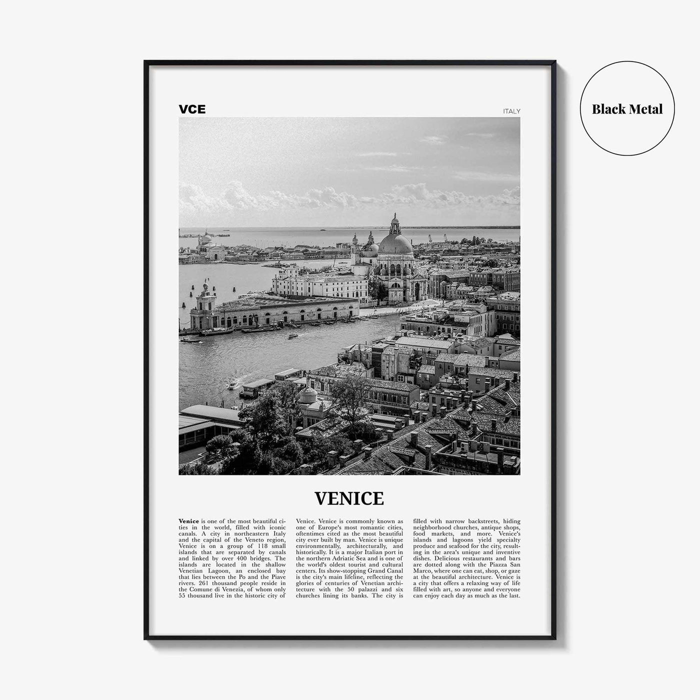 Venice Print Black and White No 3, Venice Wall Art, Venice Poster, Venice Photo, Venice Wall Decor, Italy, Venezia, Italia, Venetian