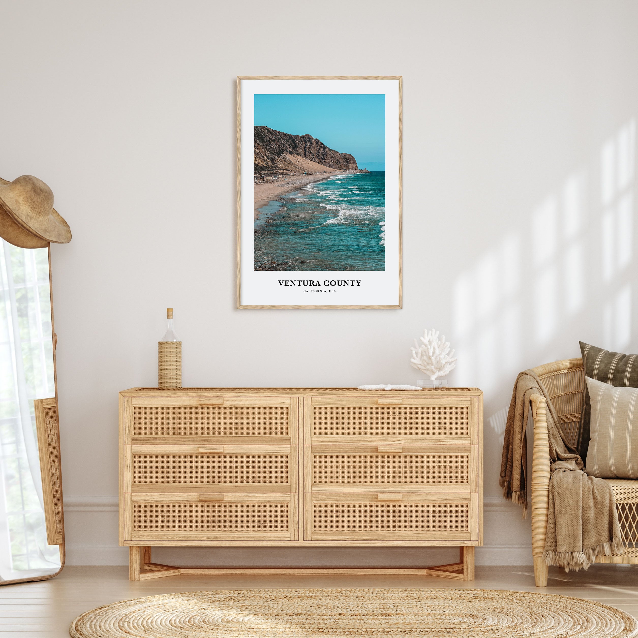 Ventura County Portrait Color Poster