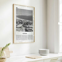Ventura Print Black and White No 1, Ventura Wall Art, Ventura Poster, Ventura Photo, Ventura Decor, California, USA, United States