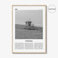 Ventura Print Black and White No 2, Ventura Wall Art, Ventura Poster, Ventura Photo, Ventura Decor, California, USA, United States