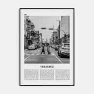 Veracruz Travel B&W Poster