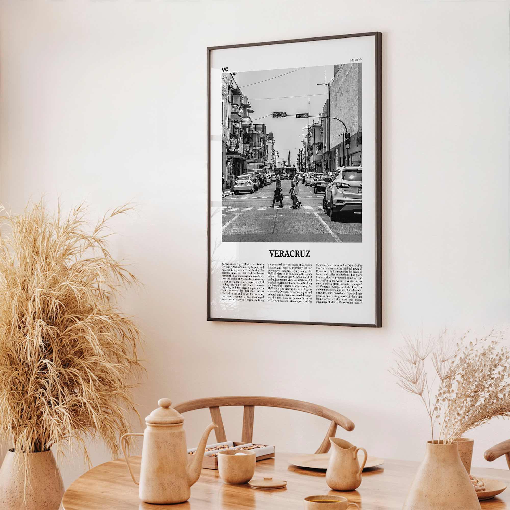 Veracruz Print Black and White, Veracruz Wall Art, Veracruz Poster, Veracruz Photo, Veracruz Wall Décor, Puerto de Veracruz, Mexico