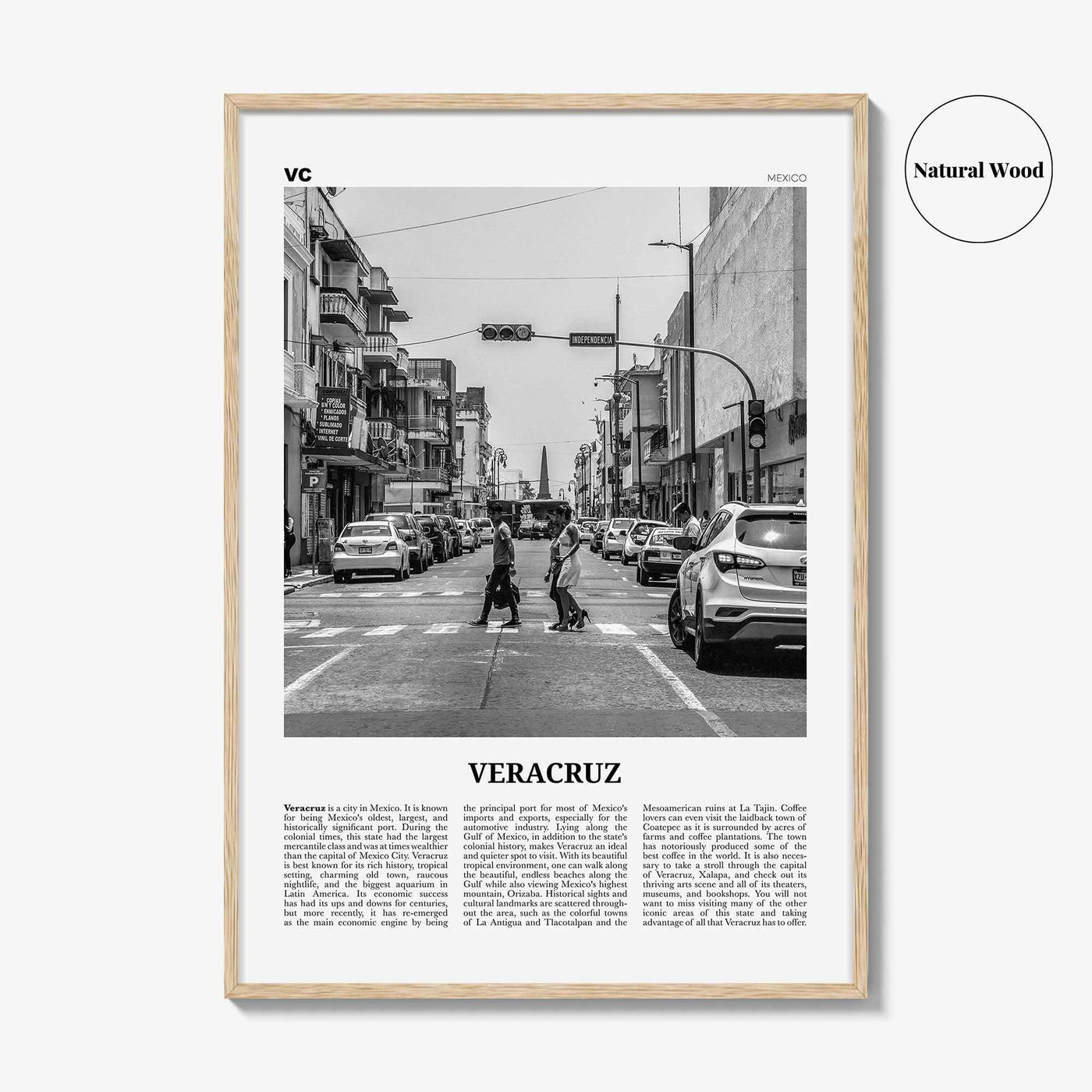 Veracruz Print Black and White, Veracruz Wall Art, Veracruz Poster, Veracruz Photo, Veracruz Wall Décor, Puerto de Veracruz, Mexico