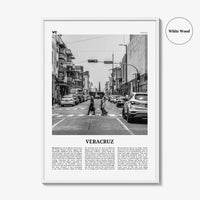 Veracruz Print Black and White, Veracruz Wall Art, Veracruz Poster, Veracruz Photo, Veracruz Wall Décor, Puerto de Veracruz, Mexico
