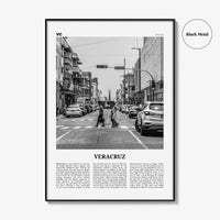 Veracruz Print Black and White, Veracruz Wall Art, Veracruz Poster, Veracruz Photo, Veracruz Wall Décor, Puerto de Veracruz, Mexico