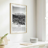 Verbier Print Black and White, Verbier Wall Art, Verbier Poster, Verbier Photo, Verbier Wall Décor, Switzerland, Swiss, Valais