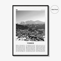 Verbier Print Black and White, Verbier Wall Art, Verbier Poster, Verbier Photo, Verbier Wall Décor, Switzerland, Swiss, Valais