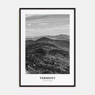 Vermont Portrait B&W Poster