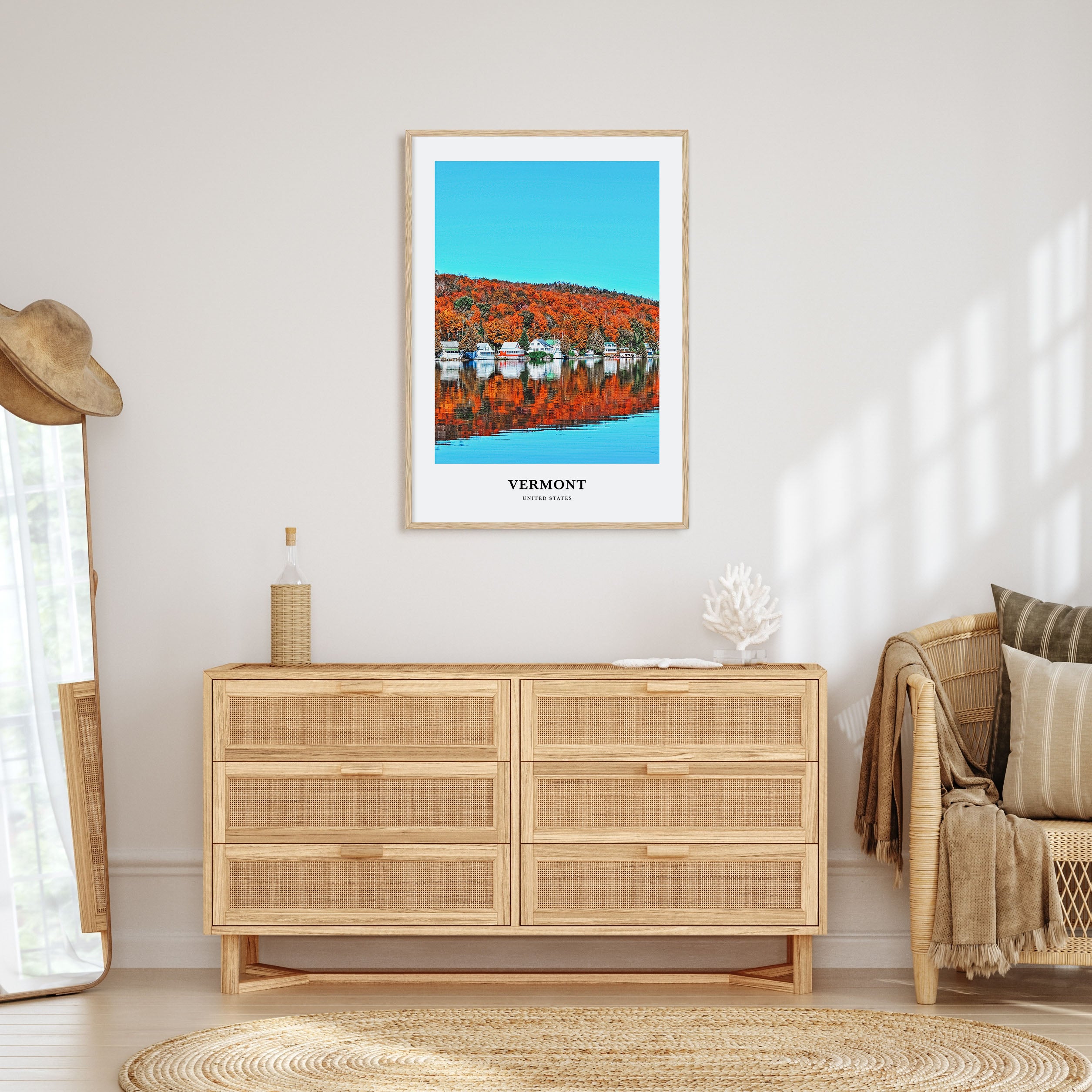 Vermont Portrait Color No 2 Poster