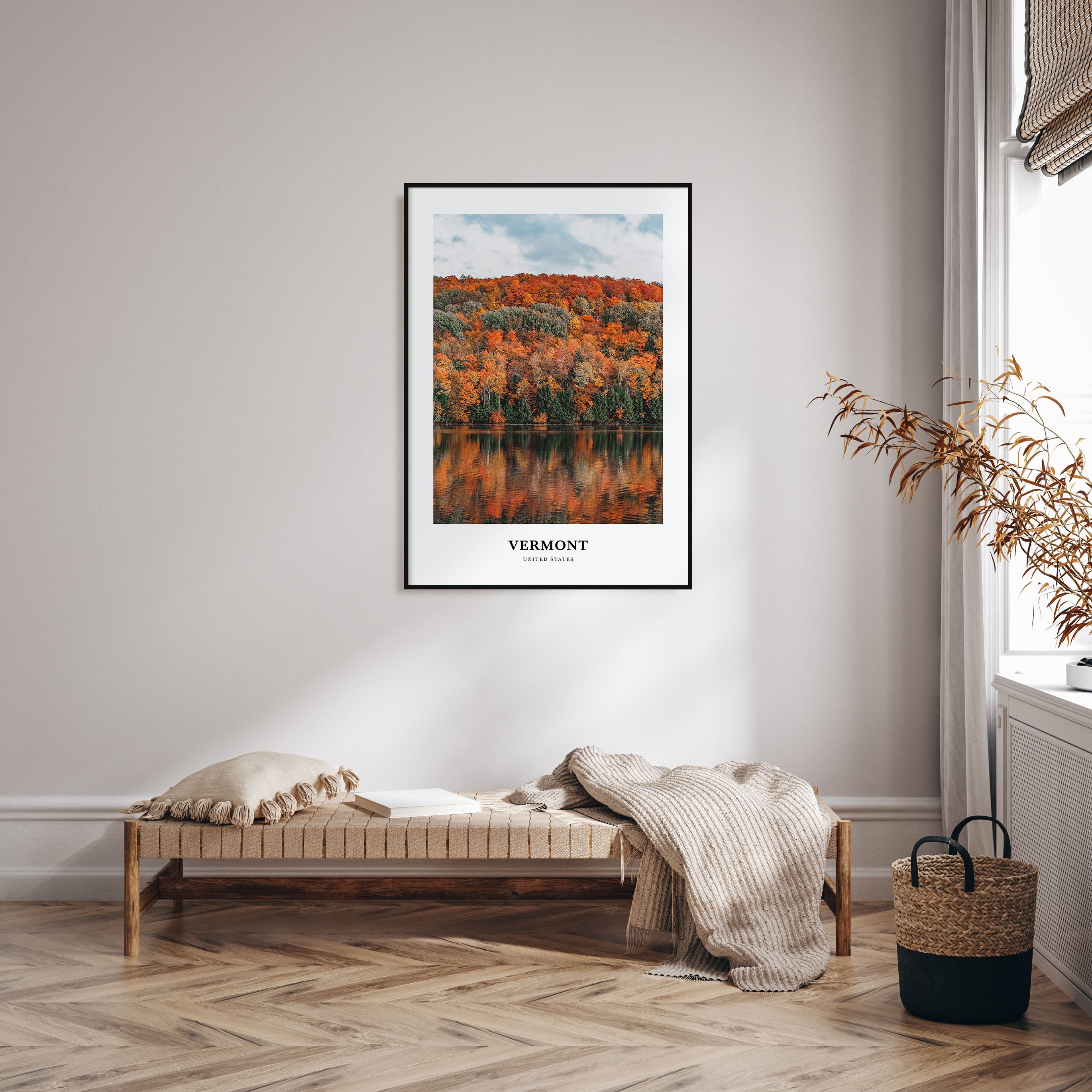 Vermont Portrait Color No 3 Poster